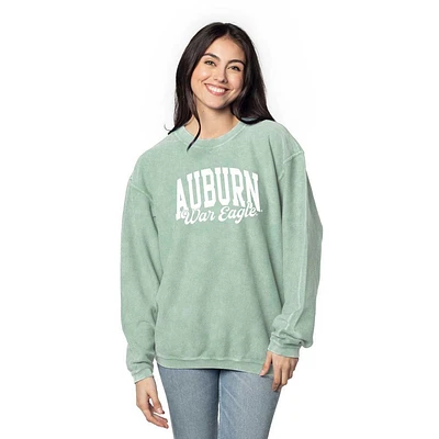 Auburn White Arc over Script Corded Crew