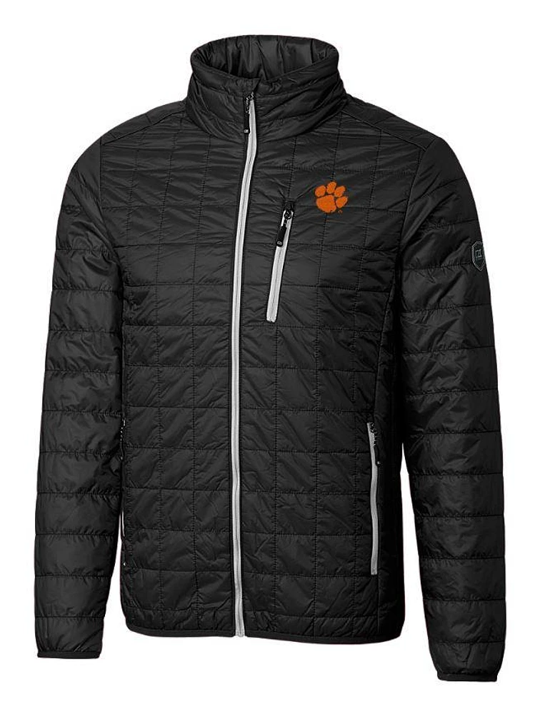 Clemson Cutter & Buck Big Tall Rainier Eco Insulated Puffer Jacket