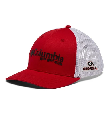 Georgia Columbia YOUTH PFG Mesh Snap Back Cap