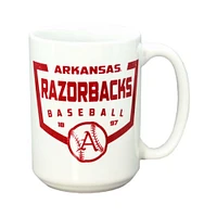 Arkansas 15 Oz Baseball Mug