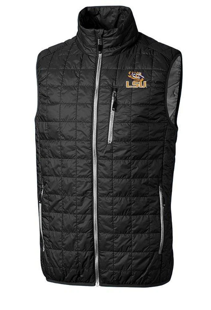 LSU Cutter & Buck Big Tall Rainier Eco Insulated Puffer Vest