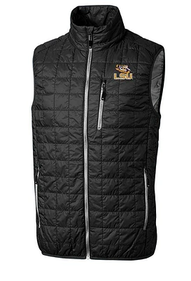 LSU Cutter & Buck Big Tall Rainier Eco Insulated Puffer Vest