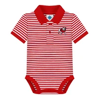 Georgia Infant Striped Polo Bodysuit