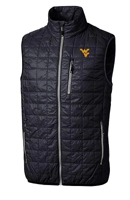 West Virginia Cutter & Buck Big Tall Rainier Eco Insulated Puffer Vest