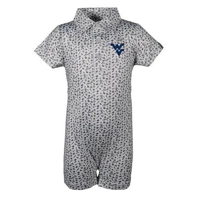 West Virginia Garb Infant Earnest Baseball Polo Jumper