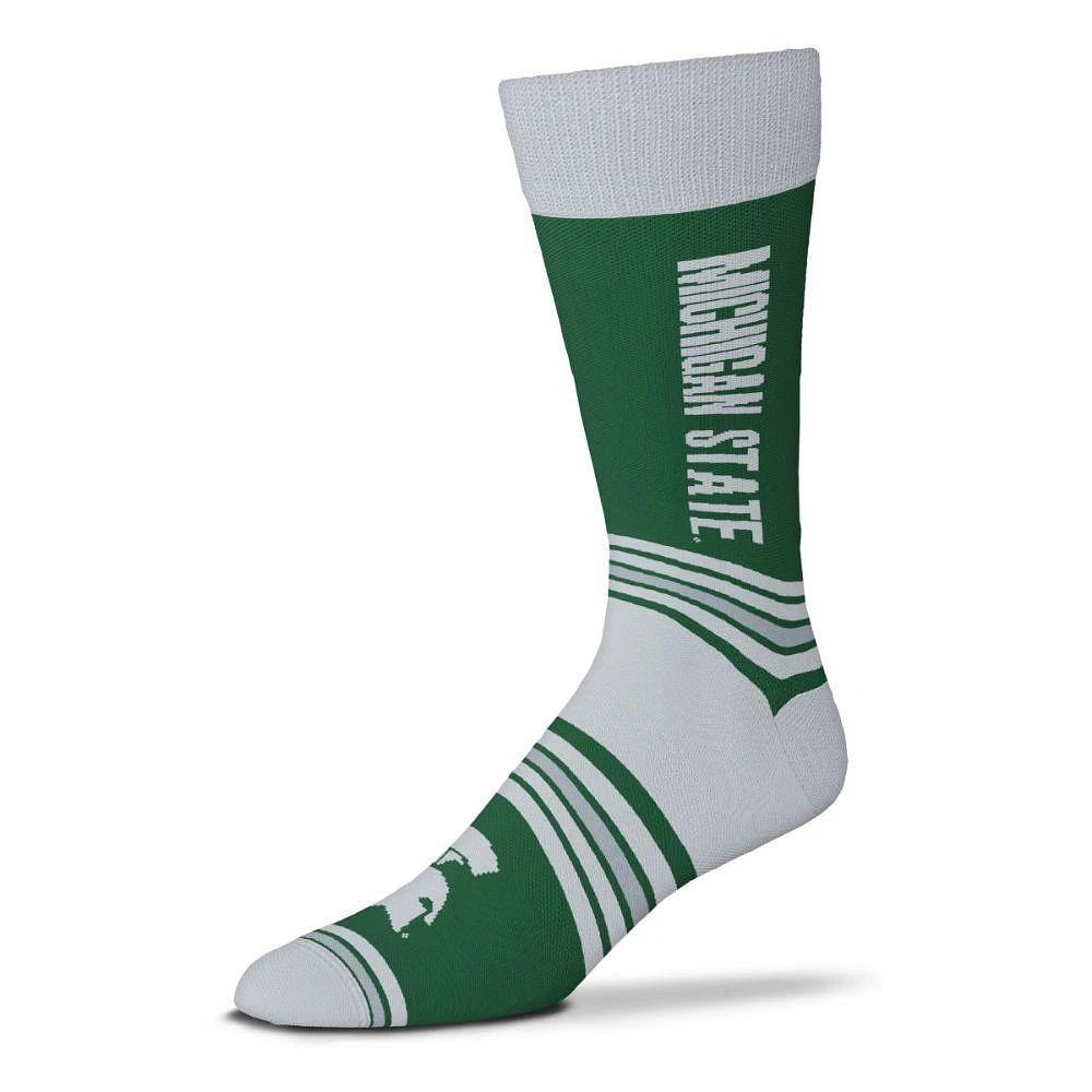 Michigan State Go Team Dress Socks