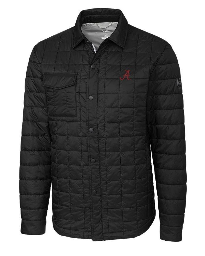 Alabama Cutter & Buck Big Tall Men's Rainier Quilted Shirt Jacket