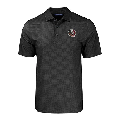 Florida State Cutter & Buck Tonal Geo Print Polo