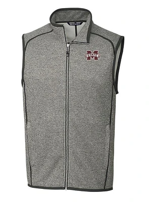 Mississippi State Cutter & Buck Men's Big Tall Mainsail Sweater Knit Vest