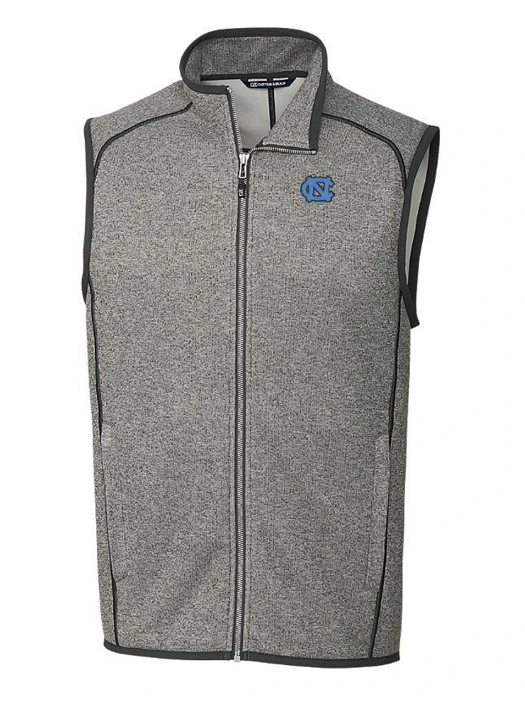 UNC Cutter & Buck Men's Big Tall Mainsail Sweater Knit Vest