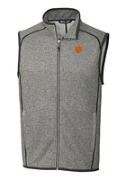 Clemson Cutter & Buck Men's Big Tall Mainsail Sweater Knit Vest