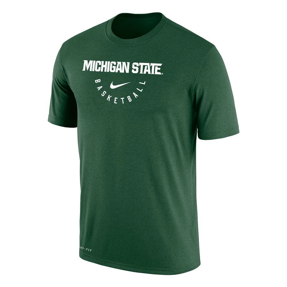 Michigan State Nike Basketball Dri-fit Cotton Tee