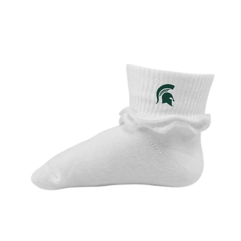 Michigan State Toddler Double Ripple Edge Socks