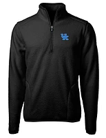 Kentucky Cutter & Buck Big Tall Men's Cascade Sherpa Fleece 1/4 Zip Pullover