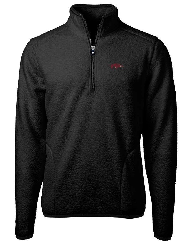 Arkansas Cutter & Buck Big Tall Men's Cascade Sherpa Fleece 1/4 Zip Pullover