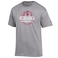 Nebraska Champion Baseball Stack Tee