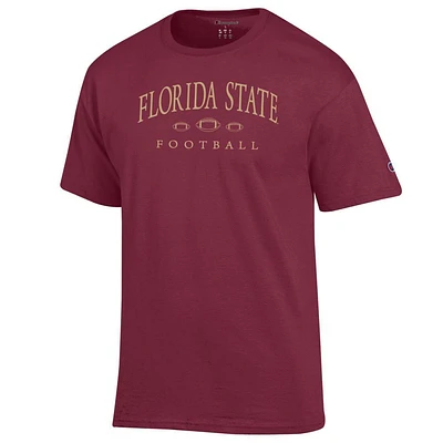 Florida State Champion Women's Arch Football Tee