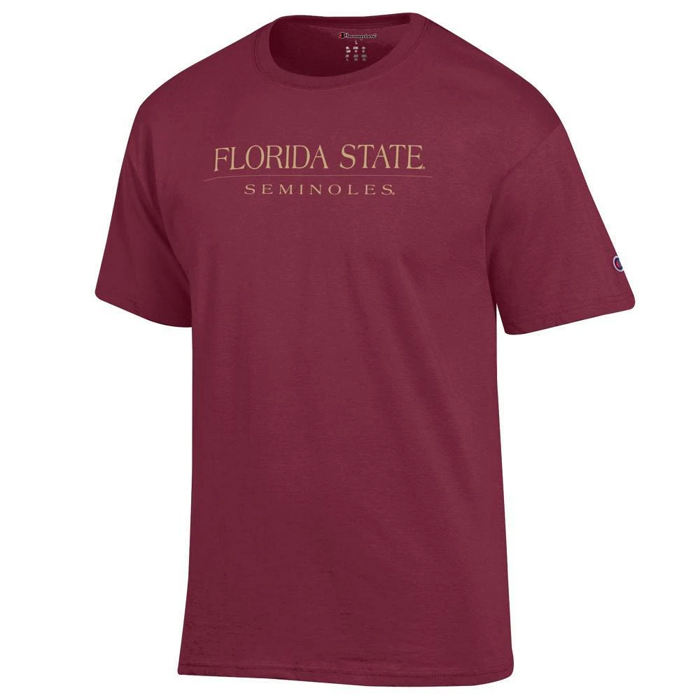 Florida State Champion Women's Straight Wordmark Tee