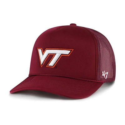 Virginia Tech 47 Brand Foam Front Mesh Trucker Cap