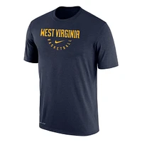 West Virginia Nike Basketball Dri-fit Cotton Tee