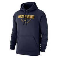 West Virginia Nike Club Fleece Basketball Hoody