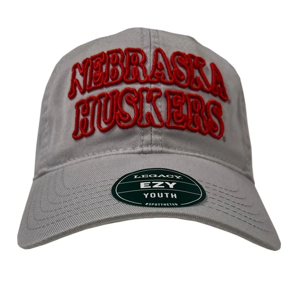 Nebraska Legacy YOUTH Outline Relaxed Twill Hat