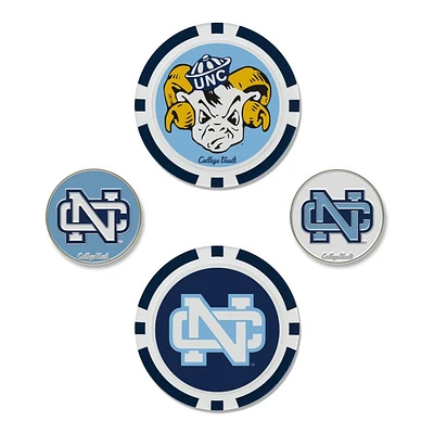 UNC Wincraft Ball Marker Set