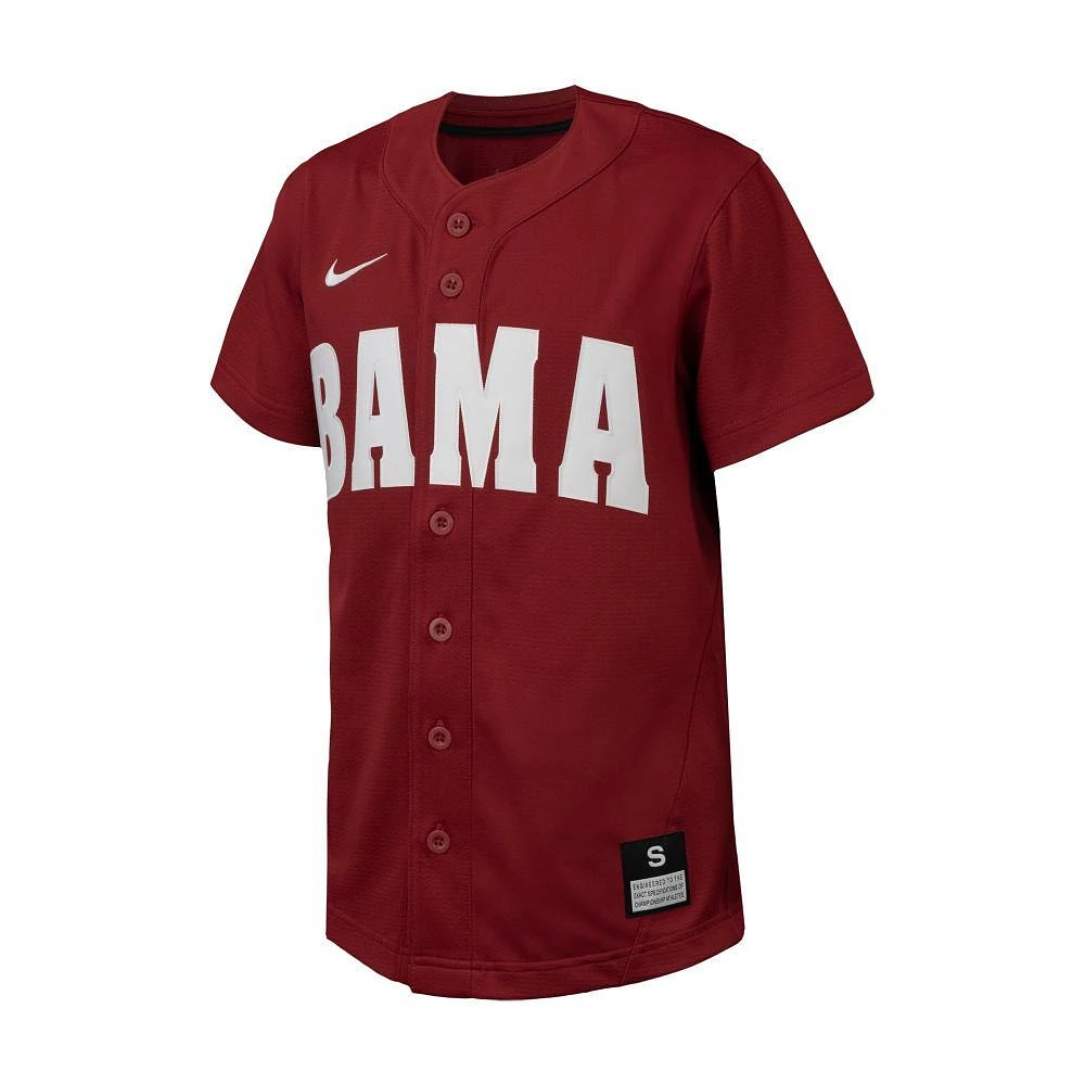 Alabama Nike YOUTH Replica Baseball Jersey