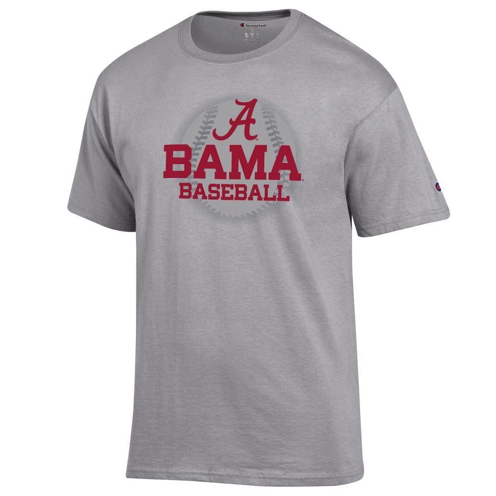 Alabama Champion Wordmark Baseball Stack Tee