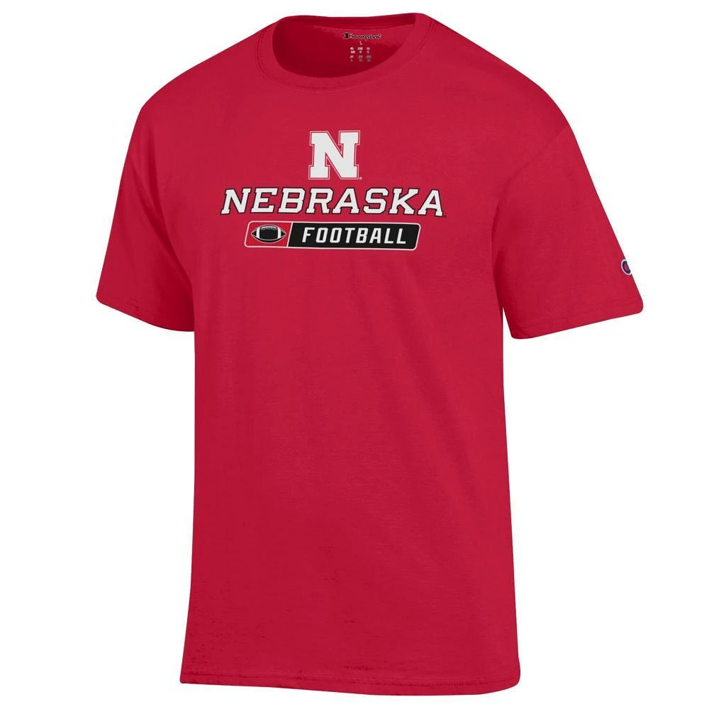 Nebraska Champion Basic Football Tee