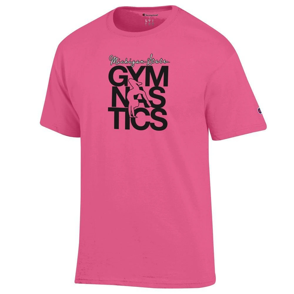 Michigan State Champion Pink Gymnastics Stack Tee