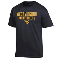 West Virginia Champion Straight Stack Tee