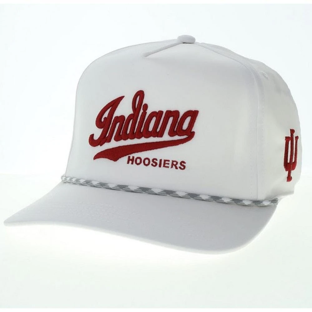 Indiana Legacy Caddy Rope Script Snapback Cap