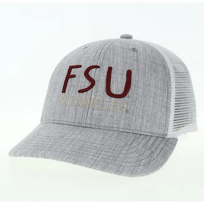 Florida State Legacy YOUTH Stacked Wordmark Mid-Pro Structured Hat