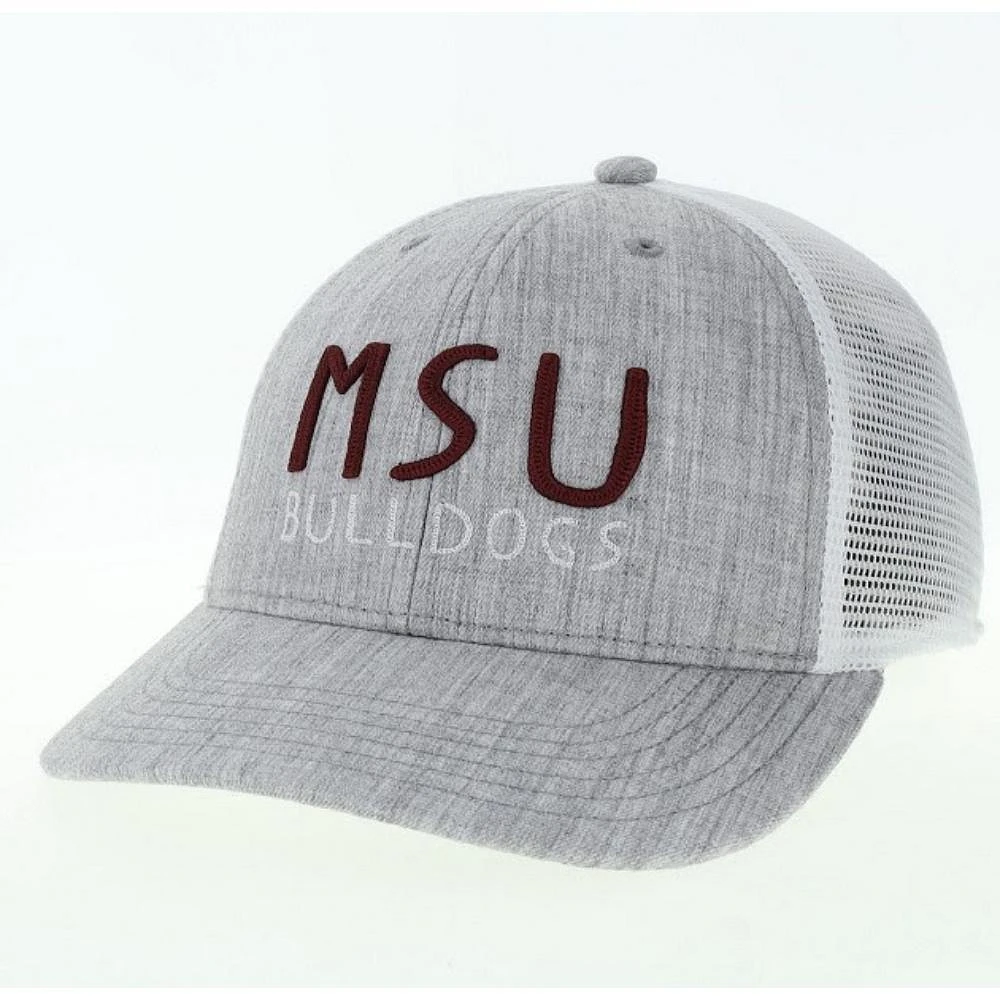 Mississippi State Legacy YOUTH Stacked Wordmark Mid-Pro Structured Hat