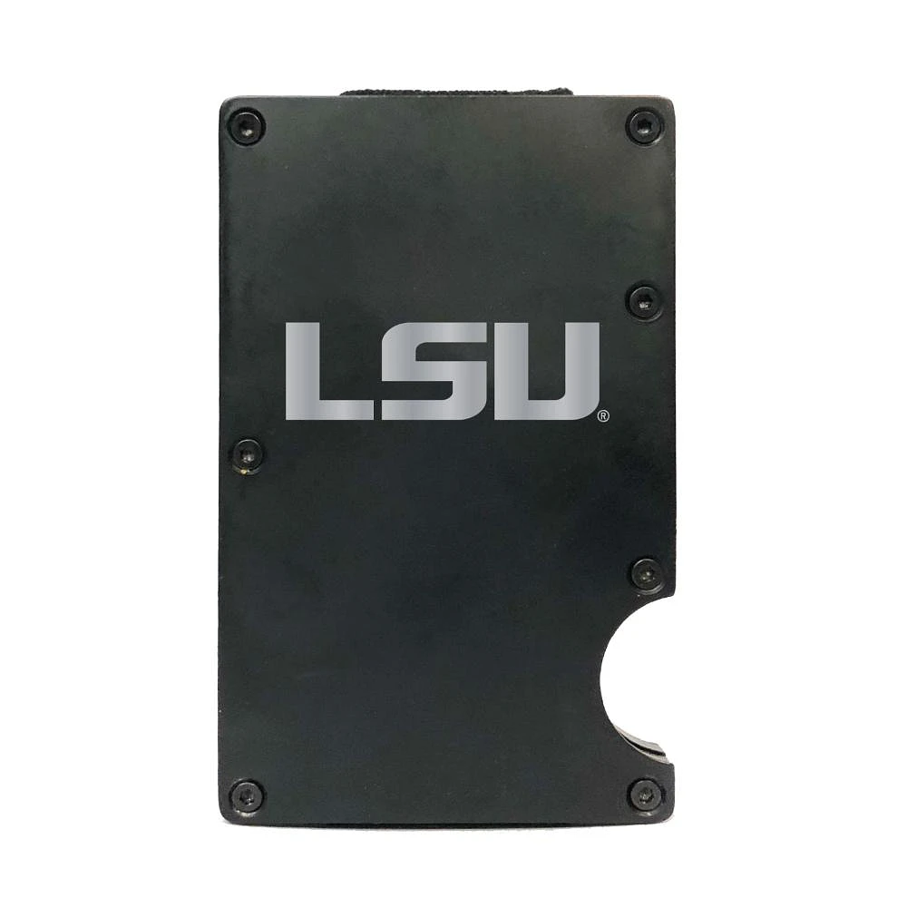 LSU Timeless Etchings Aluminum Wallet