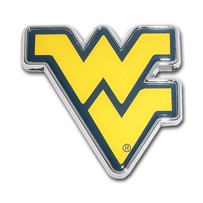 West Virginia Chrome Color Auto Emblem