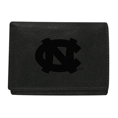 UNC Zulu Leather Trifold Wallet