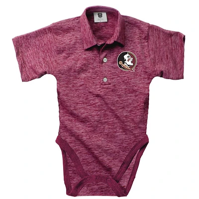 Florida State Wes and Willy Infant Cloudy Yarn Polo Hopper