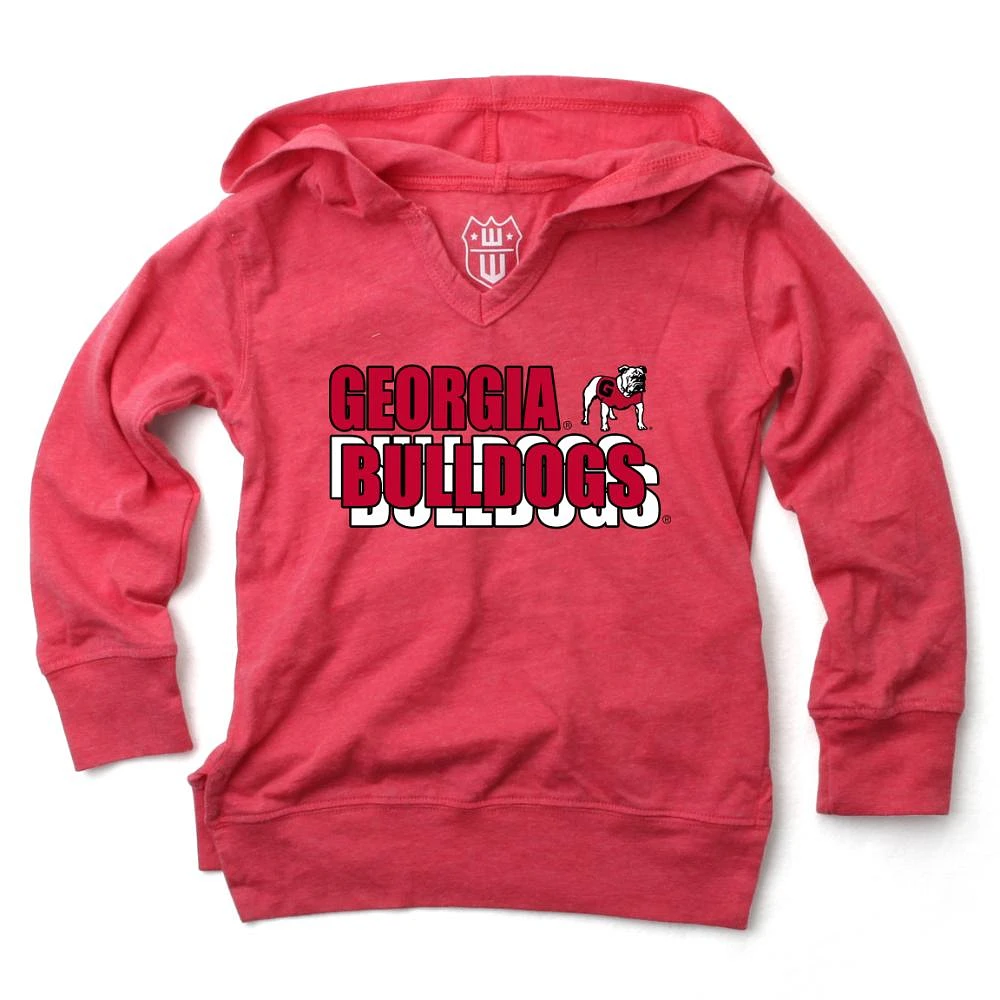 Georgia Wes and Willy Kids Burnout Hoodie