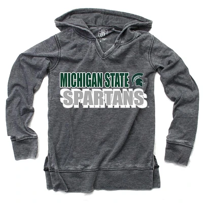 Michigan State Wes and Willy Kids Burnout Hoodie