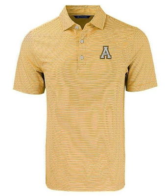 App State Cutter & Buck Eco Forge Double Stripe Polo