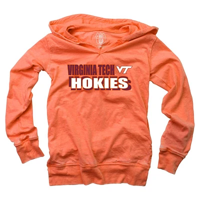 Virginia Tech Wes and Willy Kids Burnout Hoodie