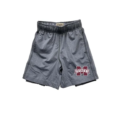 Mississippi State Wes and Willy Kids 2 1 with Leg Print Short