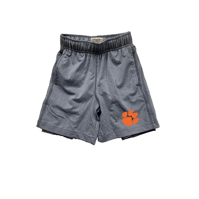 Clemson Wes and Willy Toddler 2 1 with Leg Print Short