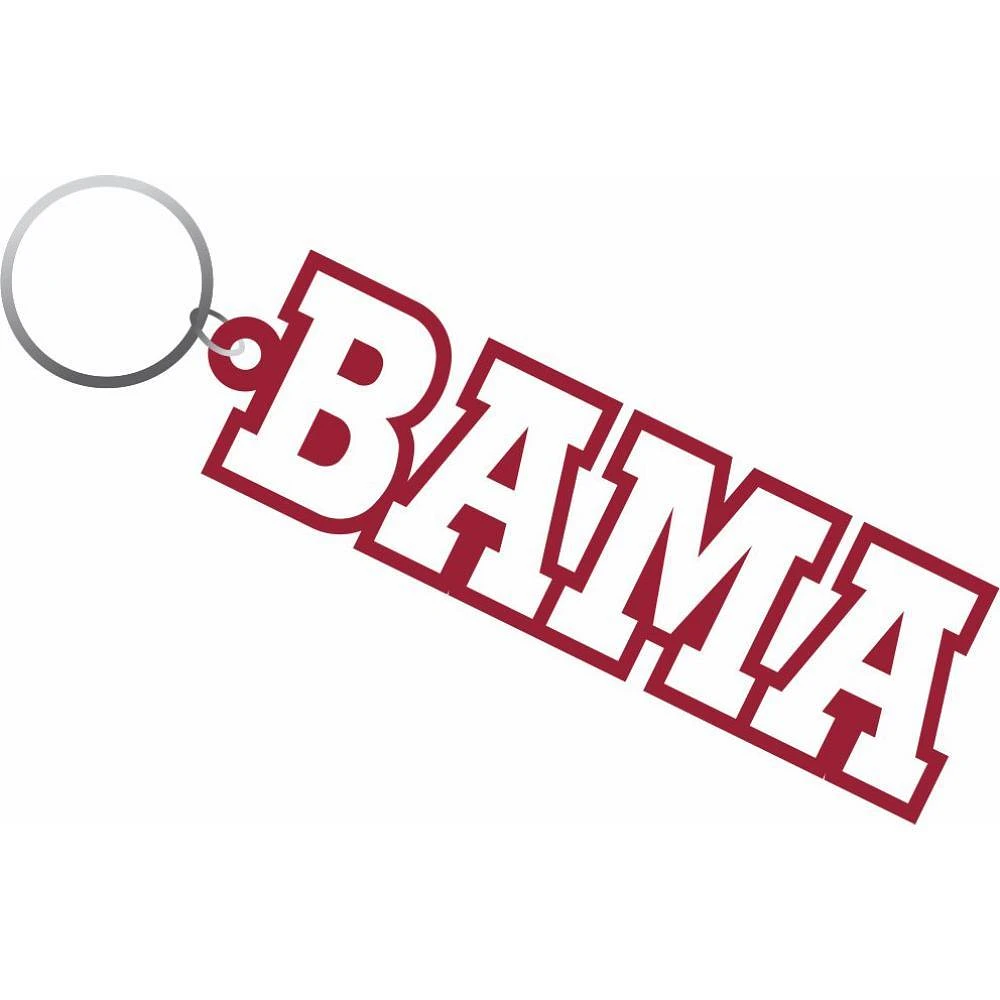 Alabama Bama Wordmark Keychain