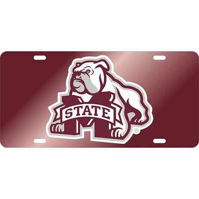 Mississippi State Reflective Bully Logo License Plate