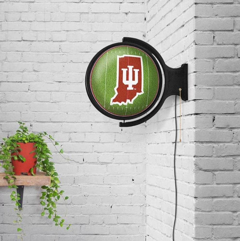 Indiana Football Rotating Lighted Wall Sign