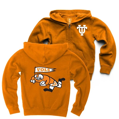 Tennessee Wes and Willy Vault Kids Fleece Zipper Hoodie