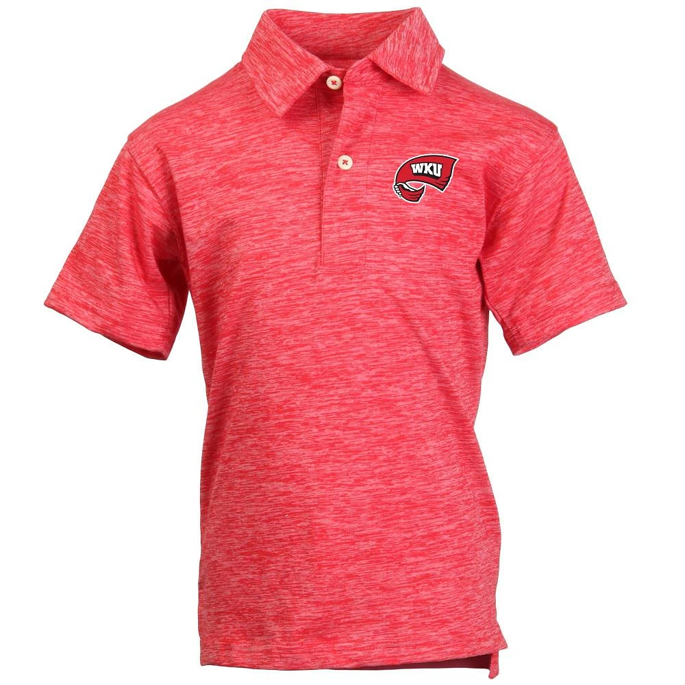 Western Kentucky Wes and Willy YOUTH Cloudy Yarn Polo